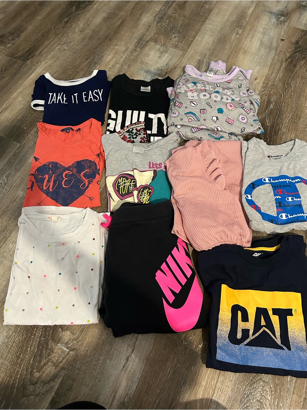 Kids tops and pants size 14-16